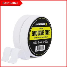 20m Zinc Oxide Sports Tape - 1.25cm Rolls for Effective Finger Strapping 0.60 per metre