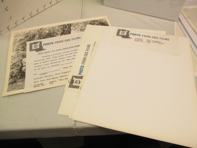 GRAY GHOST CBS TV studio show promo photo 1957 FIRST EPISODE Tod Andrews