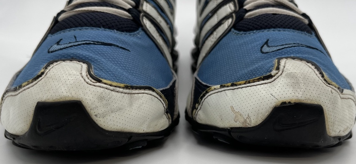 Rare Vintage Nike Shox NZ 305618-445 White Light Blue Navy Shoes Mens Size 10 Rare Vintage Nike Shox NZ 305618-445 White Light Blue Navy  main image 3