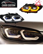 Faros LED BMW M3 E92 2007-2010 amarillo/blanco doble color láser