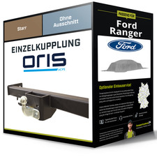 Starre Anhängerkupplung für FORD Ranger 04.2011-12.2015 Typ TKE Oris AHK