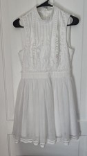Bebe White Lace Cocktail Dress Size 6