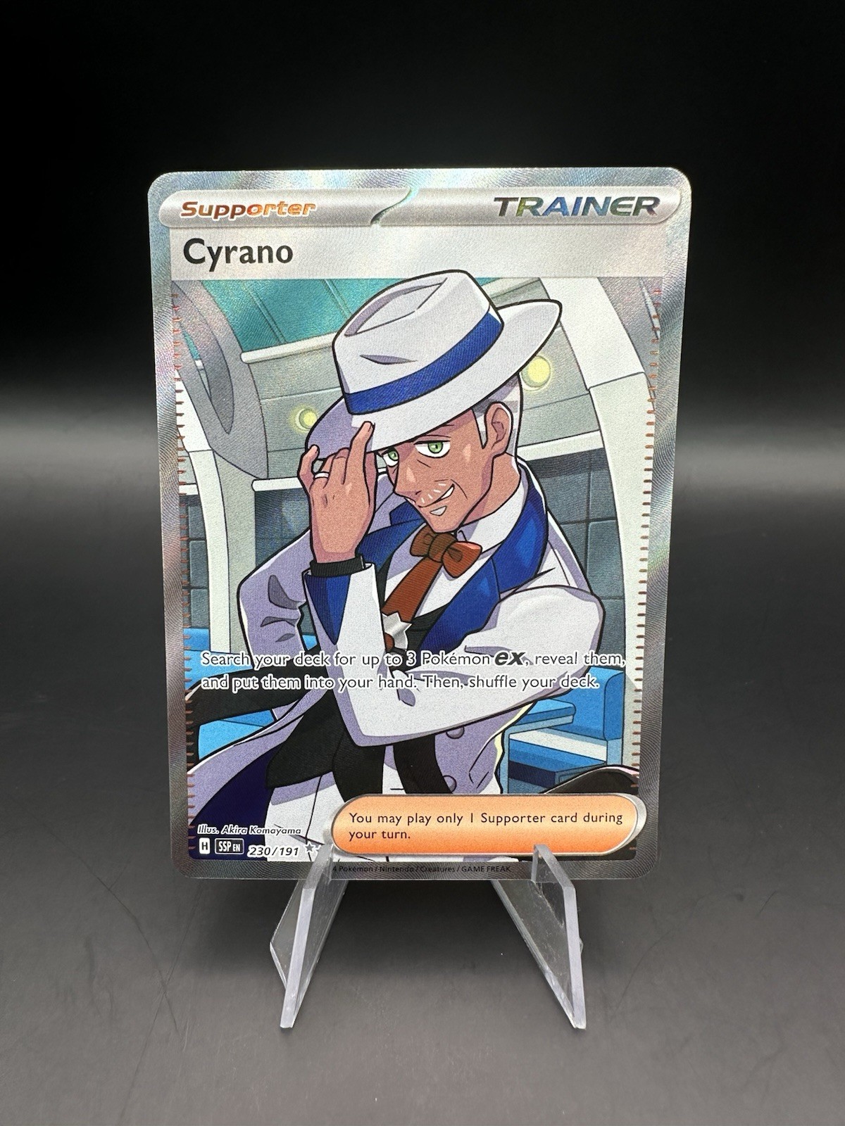 Cyrano 2024 Scarlet & Violet: Surging Sparks #230/191 Ultra Rare (Full Art) Price Guide - Sports Card Investor Cyrano 2024 Scarlet & Violet: Surging Sparks #230/191 Ultra Rare (Full Art) Price Guide - Sports Card Investor