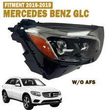 Complete Right LED Headlight Fit 16-2019 MB GLC300 Basic Lighting Factory Style