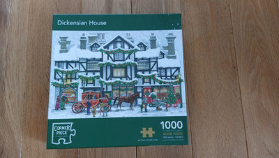 Corner Piece Puzzle Dickensian House 1000 Teile
