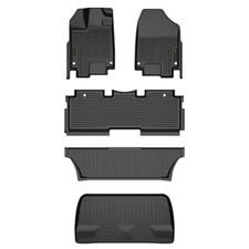 TPE All Weather Floor Mats Cargo Liner Custom Fit for Odyssey 2018-2025 5Pcs