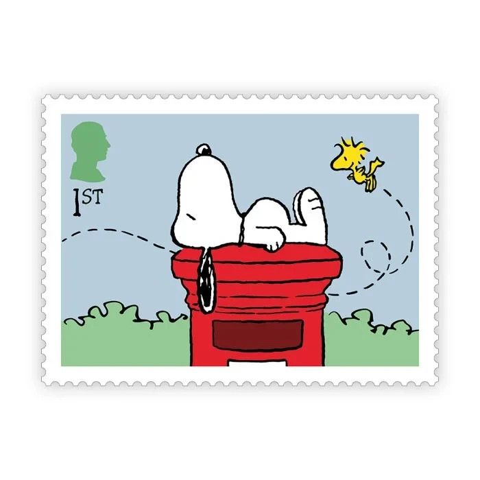 55 YEARS OF PEANUTS STAMPCOLLECTIONスヌーピー 2025 Peanuts 75 Year Diamond Ann. Snoopy Shaped 1 oz Silver