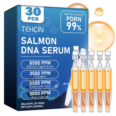99% Purity Salmon DNA PDRN Ampoules (0.07 Fl.Oz X 30E), 8500Ppm High-Concentrati