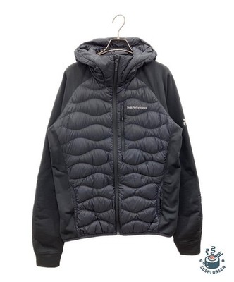 Peak Performance Down jacket Size: M Black Men m helium down hybrid hood