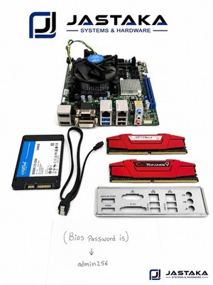 H110E1 MicroATX LGA1151 Motherboard Intel Core i3-7100 3.90GHz. 8GB RAM,SSD240GB