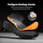 Men Waterproof Composite Toe Work Boots Lightweight Comfortable Safety Boots