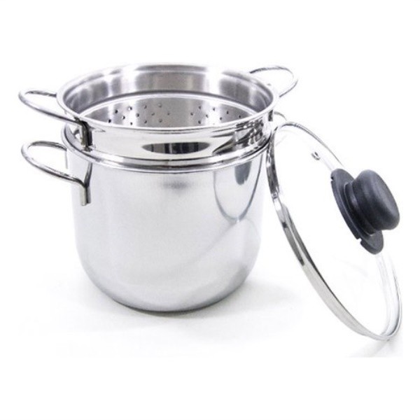 Cuoci pasta Rivadossi PE105 TOMATTÒ Potty con coperchio vetro Cromo lu