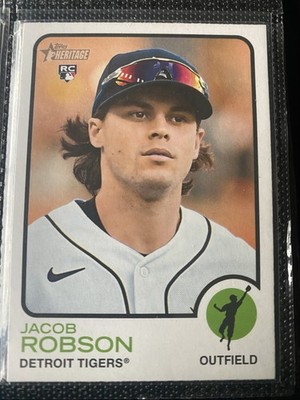 2022 Topps Heritage High Number - Jacob Robson #588  (RC)