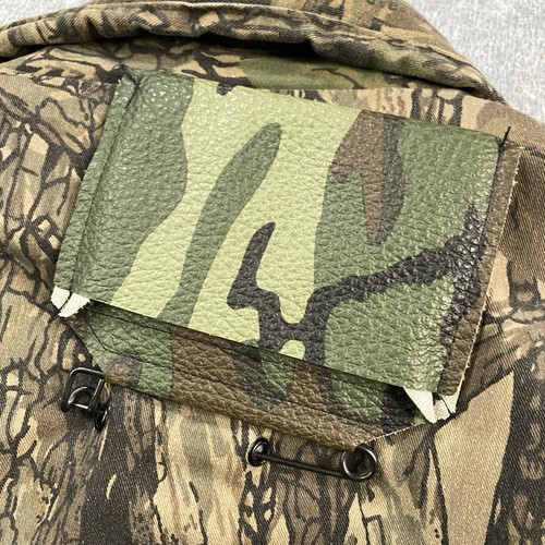 Winchester Jacket Mens Large Trebark Camo Zip Snap Lined Hunting Coat VINTAGE * - Picture 17 of 20
