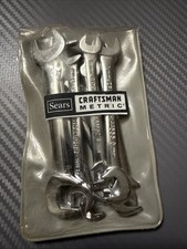 Sears Craftsman Double Open Ended Metric Ignition Wrench Set 8 Pc No. 9-4308