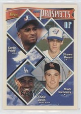 1994 Topps Prospects Curtis Pride Shawn Green Mark Sweeney Eddie Davis #237 00em