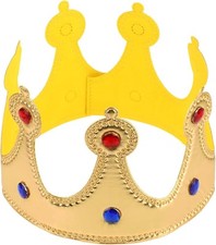 Golden King Crown for Birthday Party Decoration