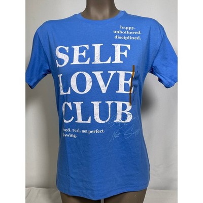 Self Love Club Grayson Threads Blue T-Shirt Women's SMALL NWT