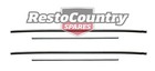 <!--F#f_0-->Ford Bailey Channel Set x2 Front or Rear XK XL XM XP door window felt<!--F/-->