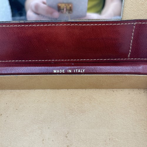 Kit de aseo para hombre vintage estuche de cuero juego de afeitado - Imagen 6 de 17