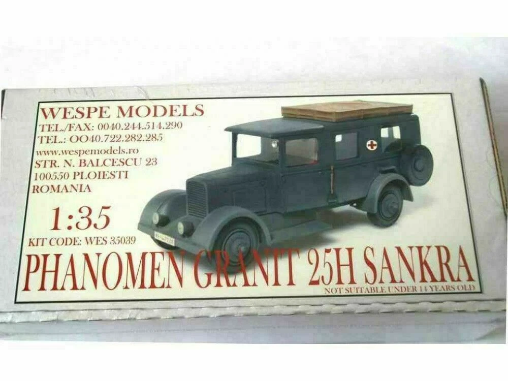PHANOMEN GRANIT 25H SANKRA Wespe Models 1:35 SCALE - resin kit 35039 - Picture 1 of 1