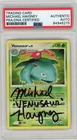 PSA Signed Michael Haigney Pokémon TCG Venusaur Secret Wonders 20/132 Holo Rare