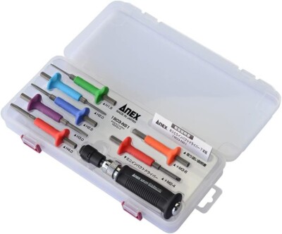 ANEX Japan  Slim Removal Impact Screwdriver Driver 7bit pcs No.1903-NS1 JAPAN FS