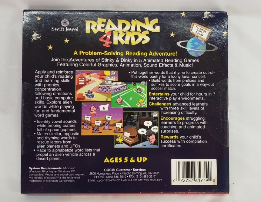 NEW Reading 4 Kids PC Game CD Rom WINDOWS XP COMPATIBLE | eBay