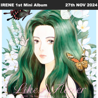 IRENE Like A Flower 1st Mini Album Mirror Ver NFCCD+Photocard+Etc+Tracking Num