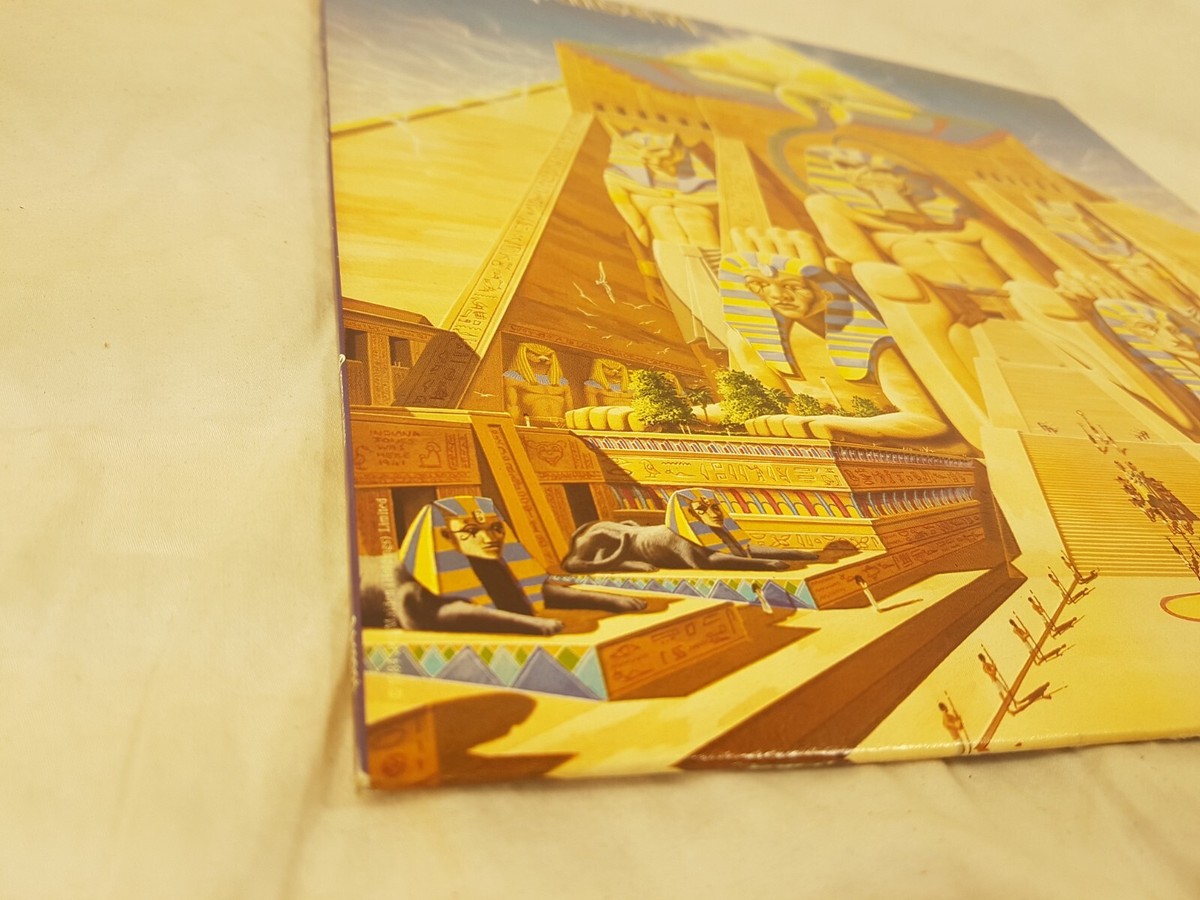 IRON MAIDEN Powerslave - 1984 1st Press Capitol LP Textured Cover