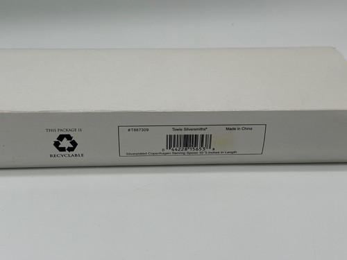 Towle Silver Plated Silverplate Copenhagen Serving Spoon 10.75 New in Box Sealed - Picture 5 of 7