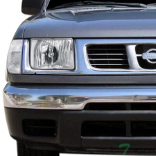 Topline For 1998-2000 Nissan Frontier/00-01 Xterra Chrome Housing Headlights KS