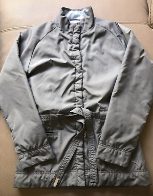 Puma Women s Coat/Jacket - Size S - Gray - Pre-owned