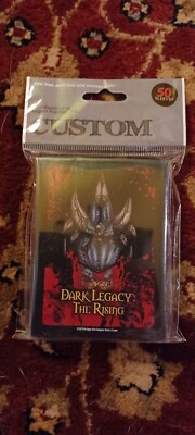 Legion Supplies: 66 x 91mm Card Sleeves x50 - DARK LEGION THE RISING SLEEVES  new