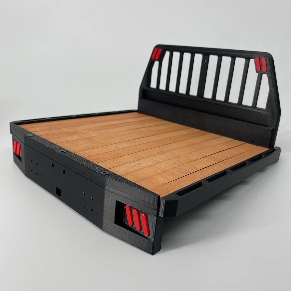 SCX10 II Flat Bed Kit – Scale Crawler Upgrade for Axial body truck Accessories - Image 2 of 4