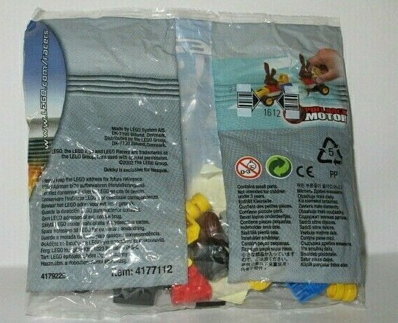 LEGO Nesquik RACERS Rabbit Racer Set 4299 in Poly Bag Set - NEW