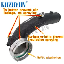 Charge Pipe Kit For BMW N55 535i E70 E71 640i 740i X5 X6 F02 F10 F12 F13 F15 F16