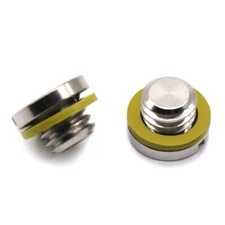 2Pcs Lower Unit Drain Plug Gearcase Screw For Mercury 18-2244 10-79953A2