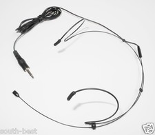 Professional Black Headset Omnidirectional Microphone Mic with 1/8" Jack Mono