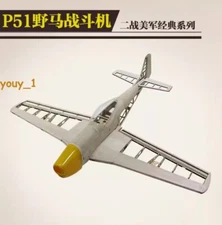 Airplane Model P51 Kit Hardware RC Plane Balsa Laser Cut Accessories Skin Wood