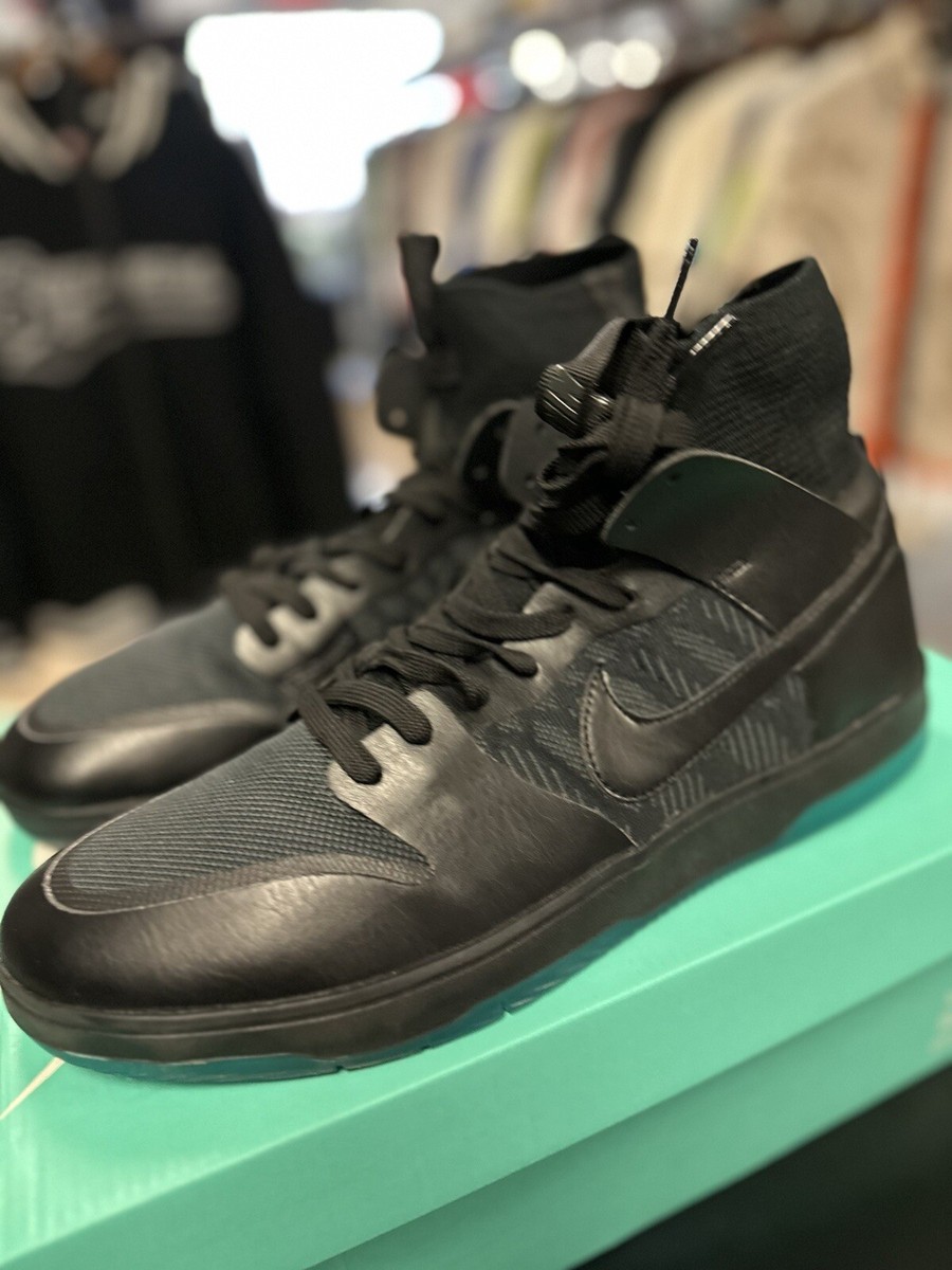 Nike Mens SB Zoom Dunk High Elite Black Dark Atomic Teal Size 11