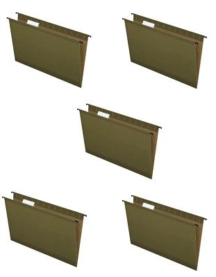 NEW 5 PACK Pendaflex 6153 SureHook Reinforced Hanging File Folder Legal Size#511