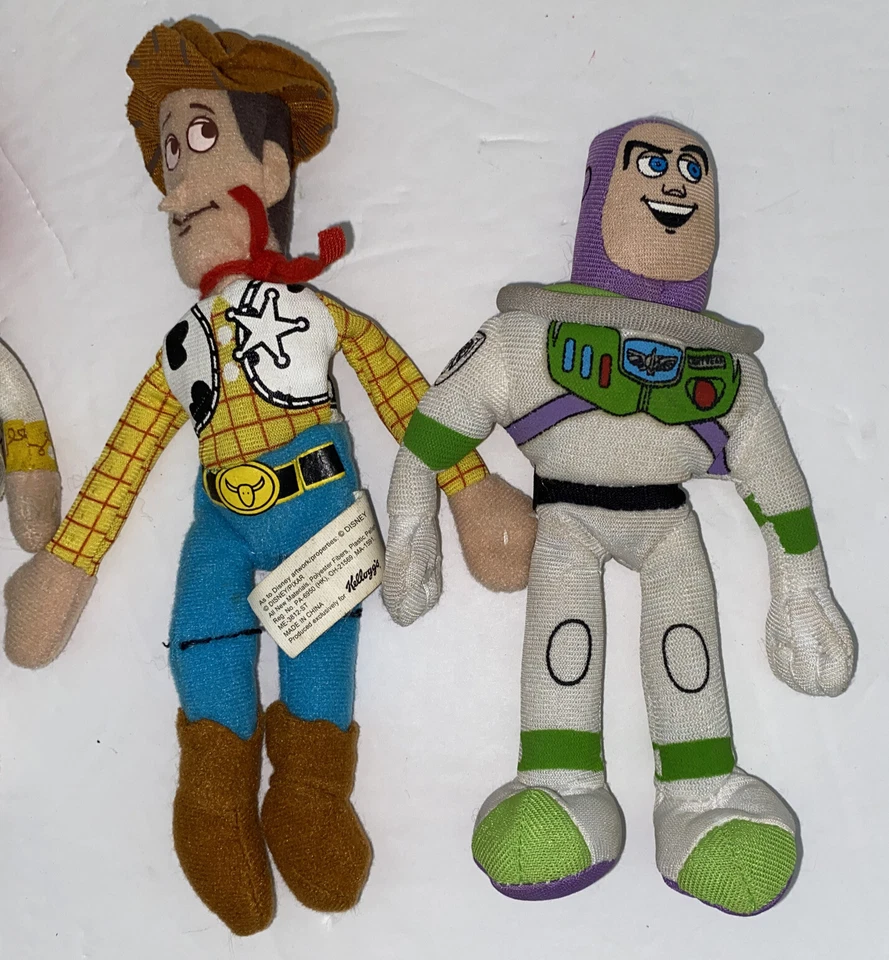 Disney & Pixar Mini Peluche Woody Buzz Jessie Donald León Kellogs Lote De Colección de 5 Foto 2 de 4