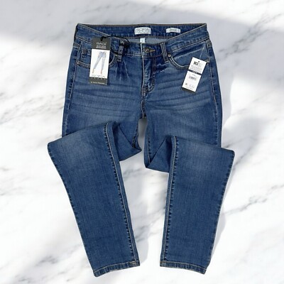 Sofia Vergara Bagi Boyfriend Jeans Size 0 Mid Rise Ankle Slim Tapered DSVB166