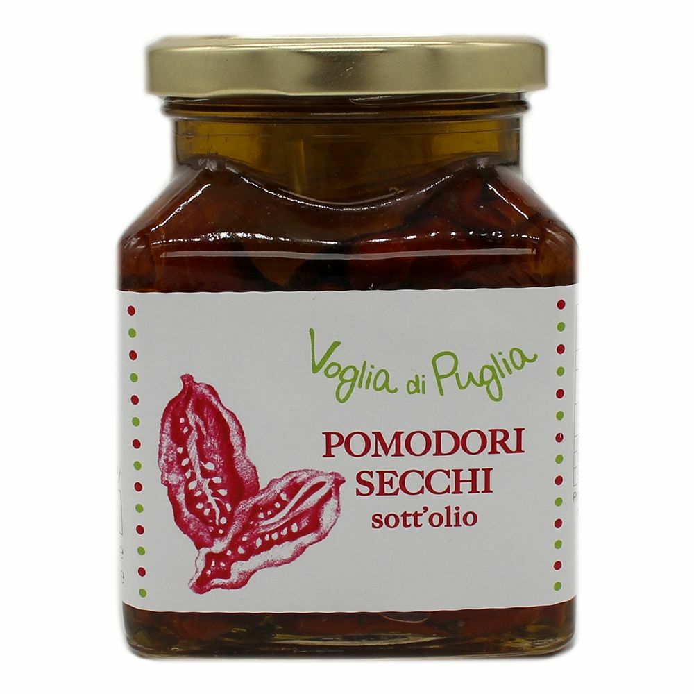 Voglia Di Puglia Pomodori Secchi Sottolio Olio Extravergine D'oliva 290g 3 Vasi