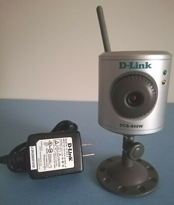D-Link DCS-900W 10/100TX Wireless HS Internet Camera+Antenna+Mount+Power Cord