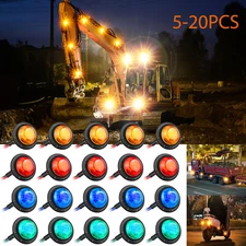 3/4" LED Signal Lights 12V Truck Side Light Minivan Side Lights Indicator Lights