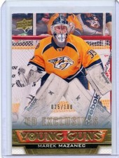 2013-14 Upper Deck Exclusives #468 Marek Mazanec YG 25/100