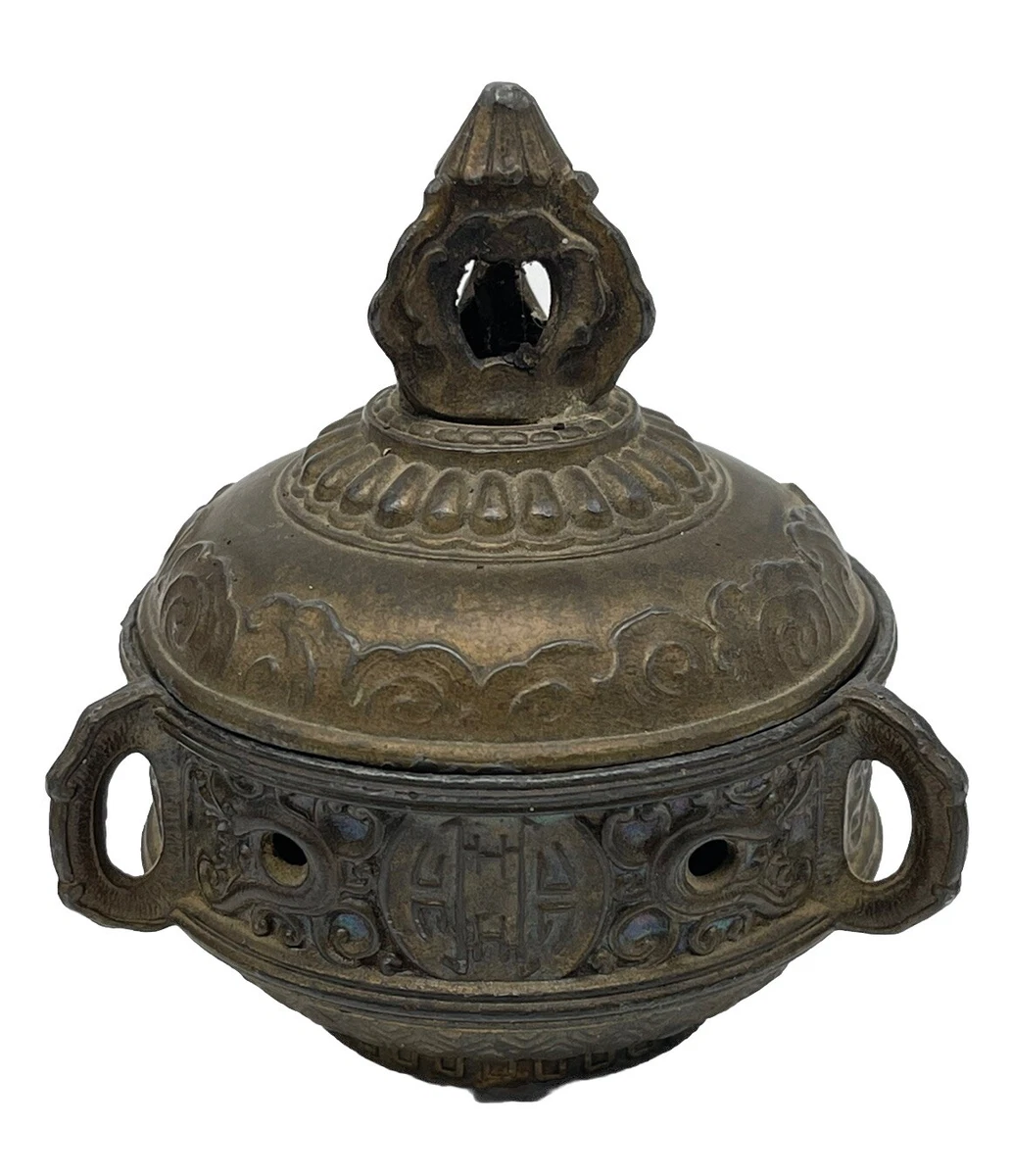 古董中国青铜香炉1900-1940 | eBay