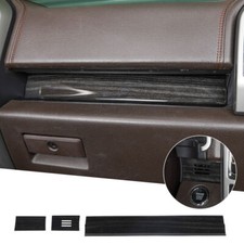 Center Console Dashboard Strips Trim Cover For Ford F150 2015 Black Wood Grain Center Console Dashboard Strips Trim Cover For Ford F150 2015 Black Wood Grain